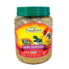 Pote papa silvestre umedecida 250g passaritos   [PASSAROS]