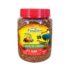 Pote papa de frutas umedecida 250g  passaritos   [PASSAROS]